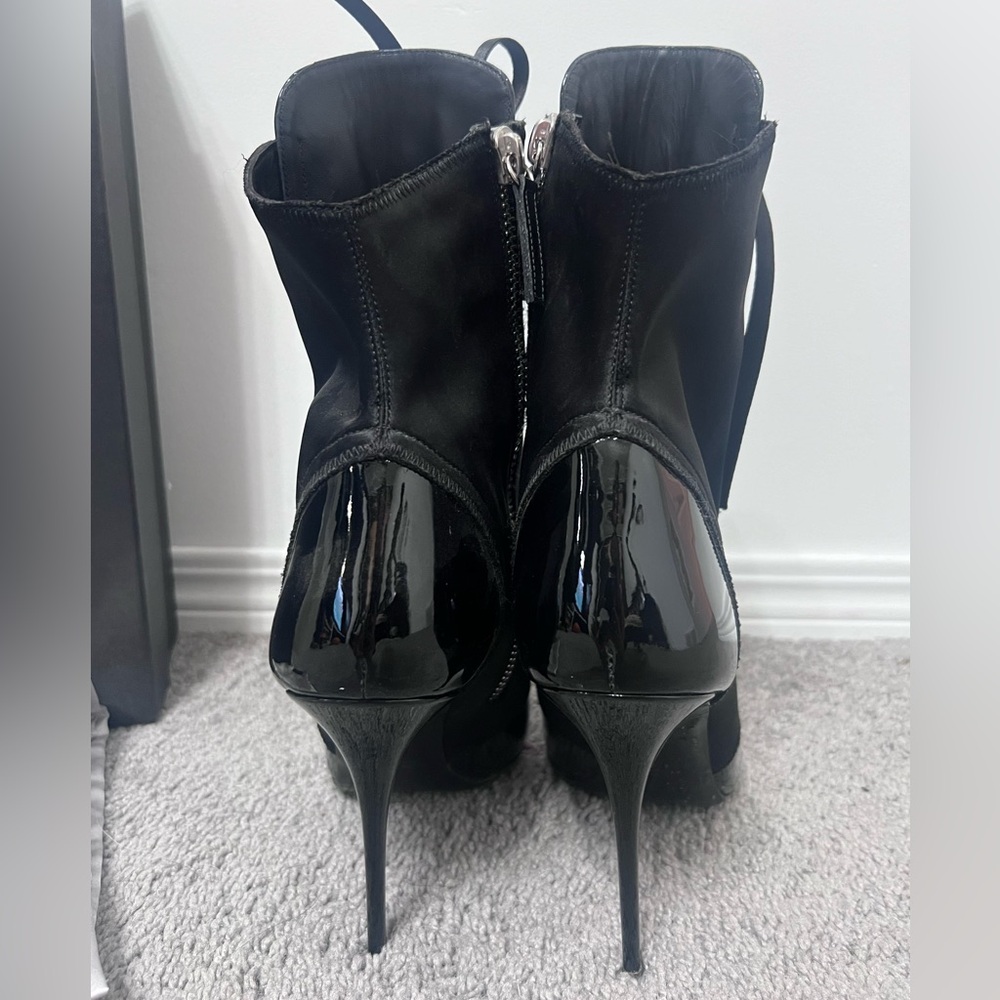 Giuseppe Zanotti stiletto lace up boots - Picture 8 of 11